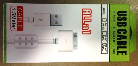 Cabo iPhone 4 Reforçado 1,5M