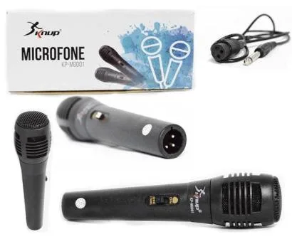 Microfone com Fio Knup KP-M0001