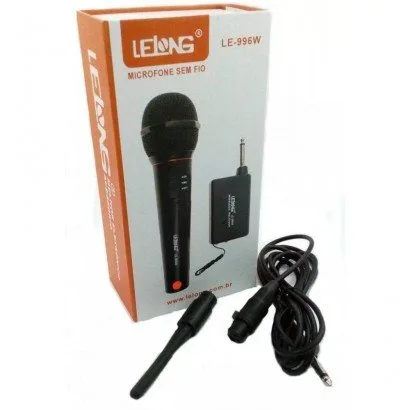 Microfone sem Fio Lelong LE-996W