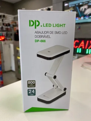 Abajur Leddp DP-666 SMD LED Dobrável