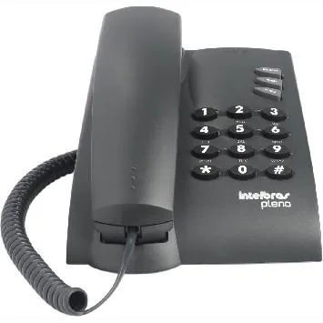 Telefone Intelbras Pleno Preto