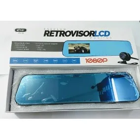 Retrovisor LCD C/camera Frontal e Re Knup KP-S103