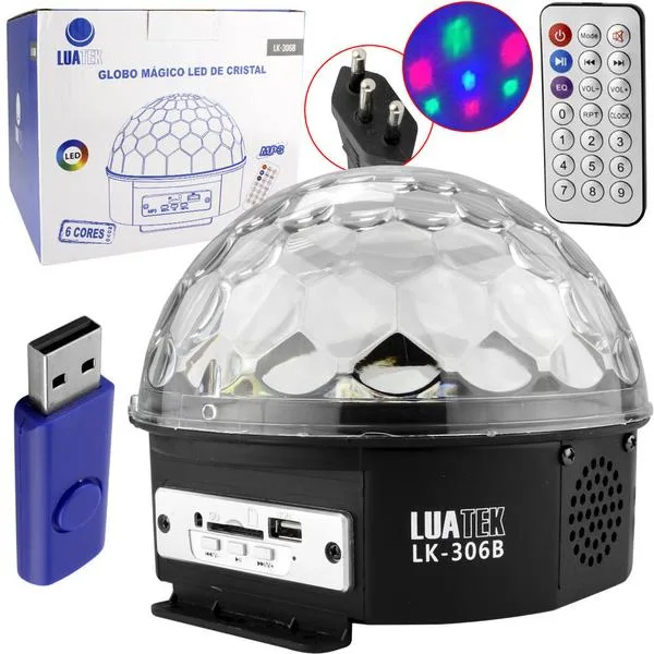 Globo LED de Cristal Luatek LK-306B