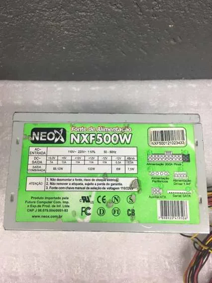 Fonte PC 500W ATX Neox NXF