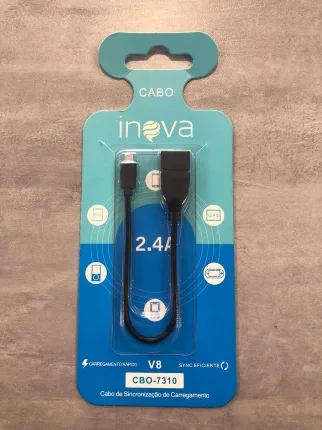 Cabo OTG V8 Inova CBO-7310