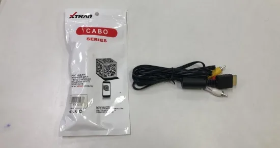 Cabo PS2/3 Áudio Vídeo Xtrad XT-5233