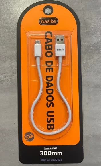 Cabo USB V8 Basike BA-CB00026