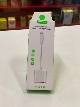 Adaptador iPhone Fone Carregador Verde ZJT-21P8-03