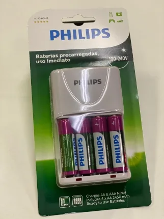 Carregador Pilha AA 2450 Philips SCB2445NB
