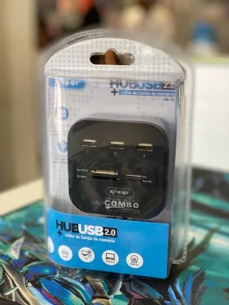 Hub USB Leitor Cartão Knup HB-T58