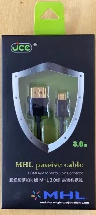 Cabo V8 HDMI 3.0M Jce MP300BK