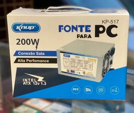 Fonte PC 200W Knup KP-517