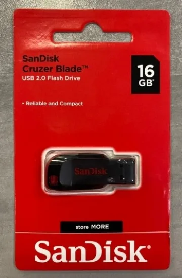 Pendrive 16GB SanDisk Cruzer Blade