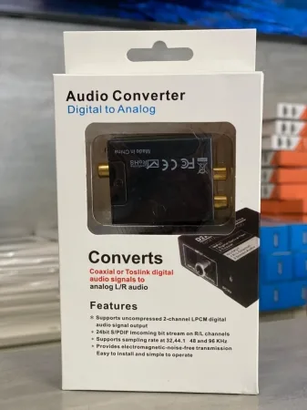 Conversor Óptico RCA Áudio