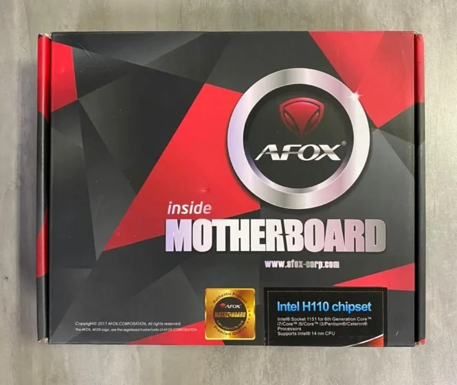 Placa Mãe Afox Maemotherboard AFMIH110