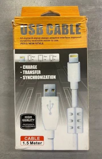 Cabo USB iPhone Reforçado USB Cable 1,5M