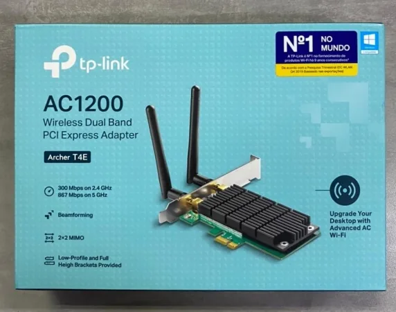 Placa PCI Wi-Fi TP-Link AC1200 Archer T4E