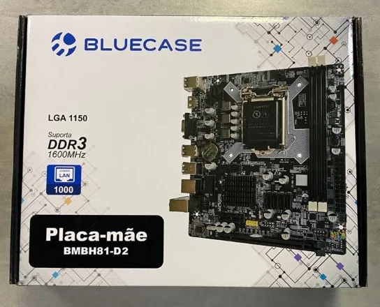 Placa Mãe Bluecase BMBH81-D2 LGA1150 DDR3 /1000