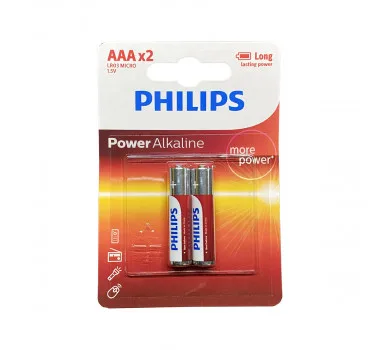 Pilha AAA Alcalina Philips c/ 2
