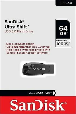 Pendrive 64GB SanDisk Ulta Shift SDCZ410