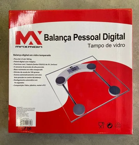 Balança Banheiro Digital Maxmidia MAX-211110