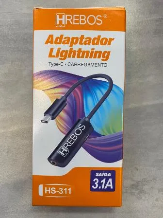 Cabo Adaptador Tipo C P2 Hrebos HS-311