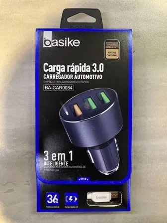 Carregador Veicular Basike BA-CAR0084
