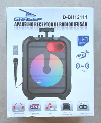 Caixa Som Grasep D-BH12111