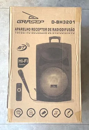 Caixa Som Grasep D-BH3201