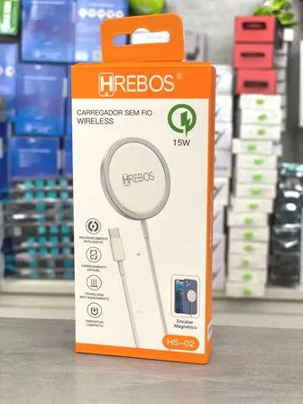 Carregador Indução Tipo C Hrebos HS-02