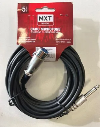 Cabo P10 Mono Cannon Femea 5M MXT