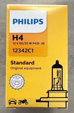 Lâmpada H4 12V 55W Philips