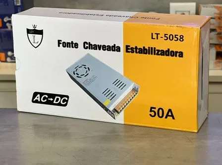 Fonte 12V 50A Chaveada Lintian LT-5058