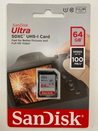 Memória SD 64GB Ultra SanDisk