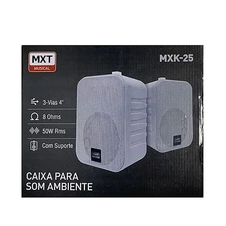 Caixa Som MXT MXK-25 Branca