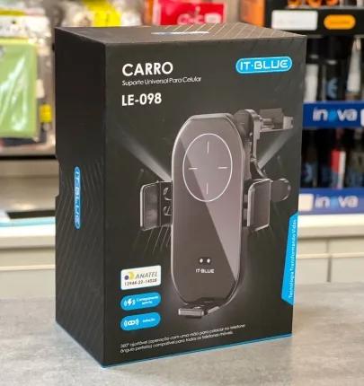 Suporte Carregador Celular Veicular IT-Blue LE-098