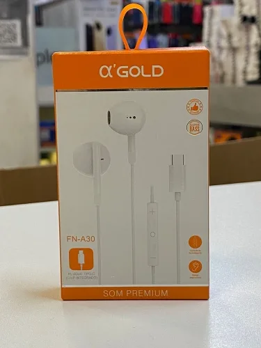Fone Ouvido Tipo C A'Gold FN-A30