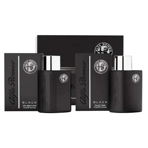 Perfume Kit Alfa Romeu Black Eat 75ML