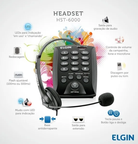 Telefone Elgin HST-6000