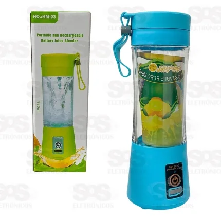 Mini Liquidificador Portátil 380ML HM-03