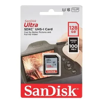 Memória SD 128GB SanDisk Ultra