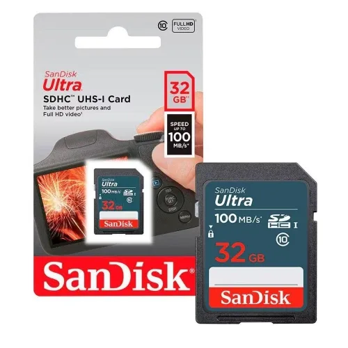 Memória SD 32GB SanDisk Ultra
