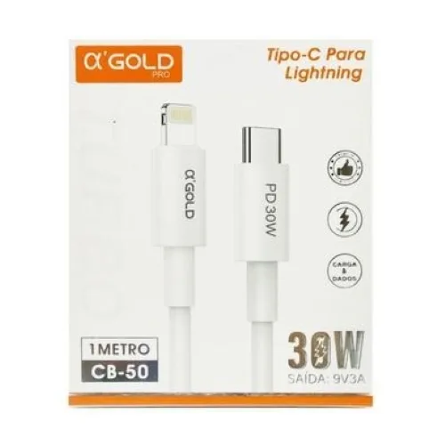 Cabo Tipo C iPhone A'Gold CB-29