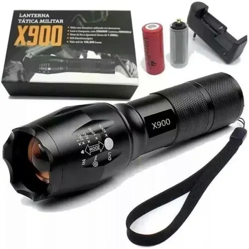 Lanterna Tática Militar X900 BL-X900-T6
