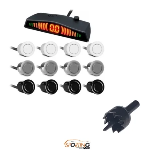 Sensor Estacionamento Tay Tech Preto Fosco
