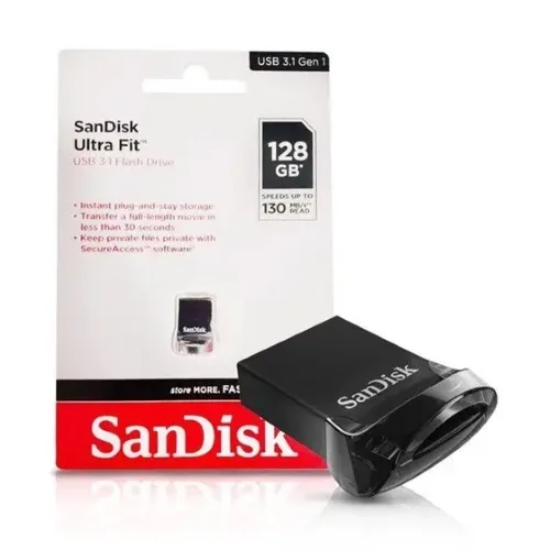 Pendrive 128GB SanDisk Ultra Fit SDCZ430
