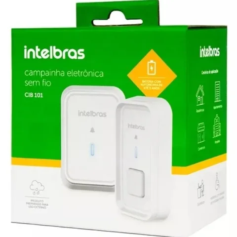 Campainha Intelbras CIB101 Branca