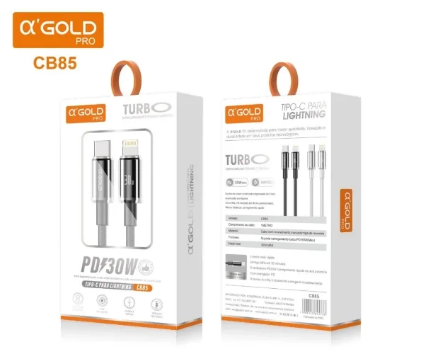 Cabo Tipo C iPhone A'Gold CB75