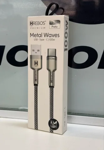 Cabo USB Tipo C Hrebos CB-218C