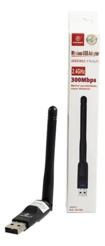Adaptador Wi-Fi USB Adapter Wireless